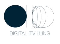 Digital Tvilling Standing Blue 2pt