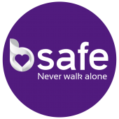 B Safe logo