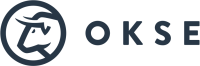 Okse Logo Horizontal Blaa